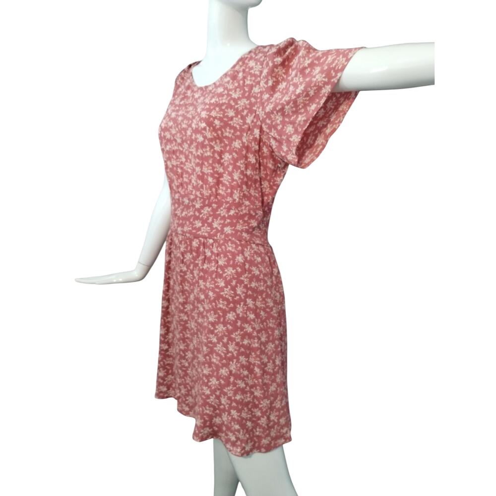 Mi Ami Francesca's size XL Floral Feminine Dainty  Romantic Open Back Mini Dress - Picture 3 of 10